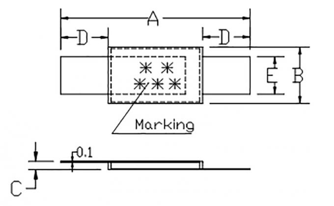 Tipo restaurable serie con terminales axiales de la correa del fusible de 14,1 amperios PTC de JK P