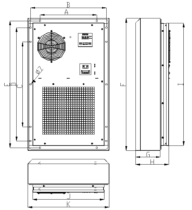 Aire acondicionado del panel de control de R134a, frecuencia lateral de la variable del aire acondicionado del soporte
