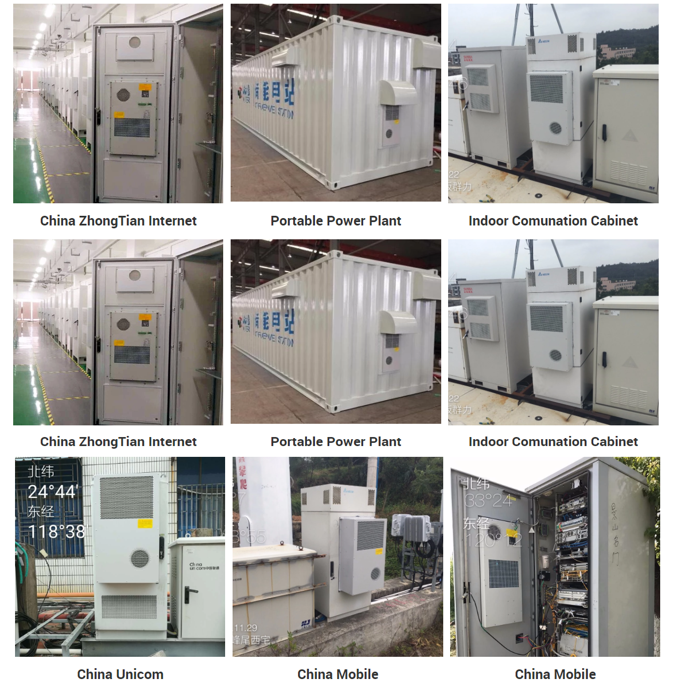 aire acondicionado industrial del recinto de 300W -1000W, aire acondicionado del refrigerador de la CA